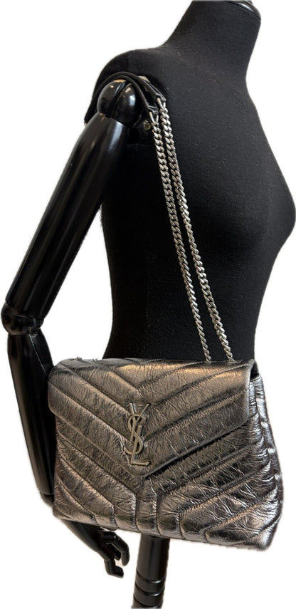 Saint Laurent - Bag plateada✨
