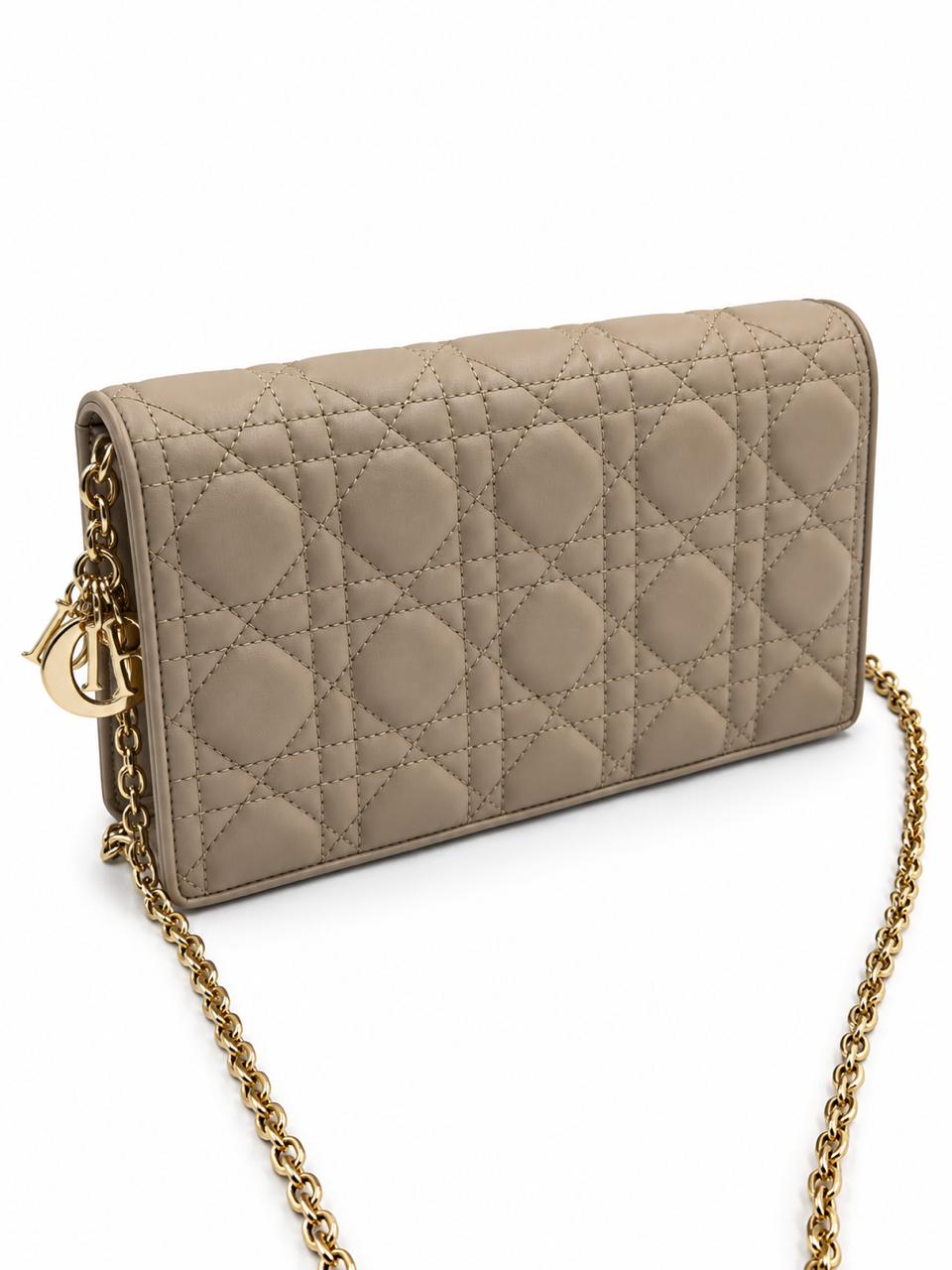 Dior - Lady Dior Pouch Beige