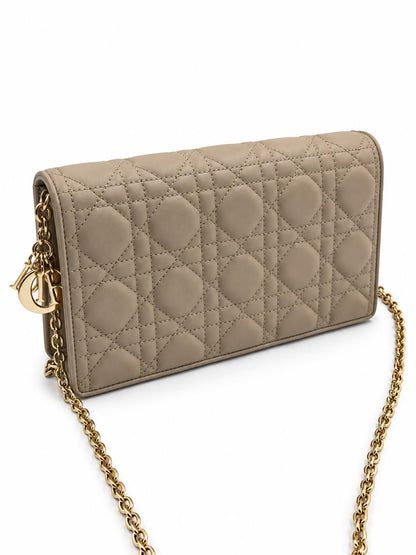 Dior - Lady Dior Pouch Beige